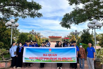 ĐOÀN VIÊN THANH NIÊN TRƯỜNG THPT EA SÚP THAM GIA NGÀY CHỦ NHẬT XANH LẦN THỨ VIII