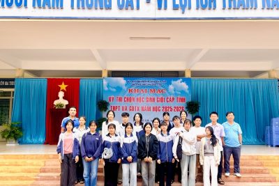 SẴN SÀNG CHO KỲ THI HỌC SINH GIỎI CẤP TỈNH NĂM HỌC 2025-2026. LÊN ĐƯỜNG VỚI QUYẾT TÂM CHIẾN THẮNG!