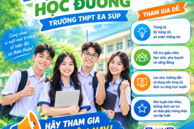 TRƯỜNG THPT EA SÚP TUYỂN CHỌN “ĐẠI SỨ SỐ HỌC ĐƯỜNG” NĂM HỌC 2026–2027
