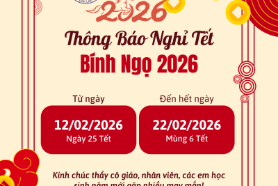 THÔNG BÁO NGHỈ TẾT